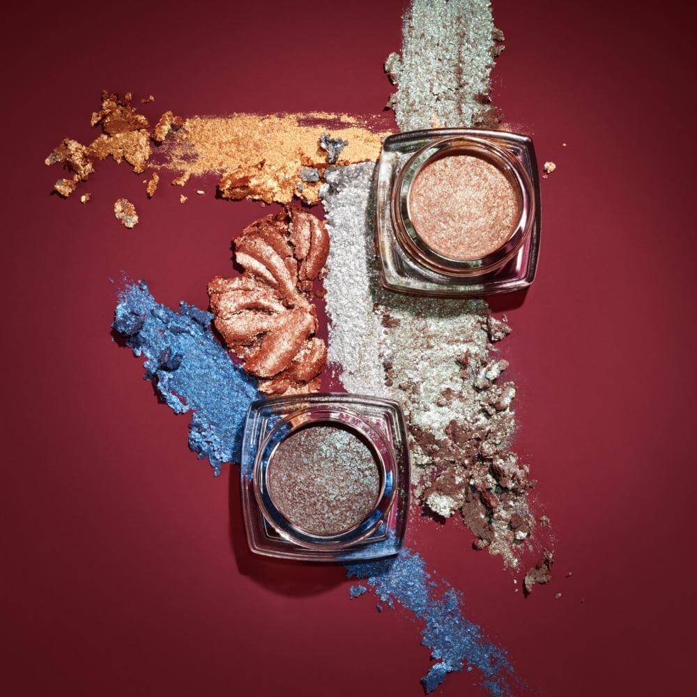 Metal Leaf Shadow Pot